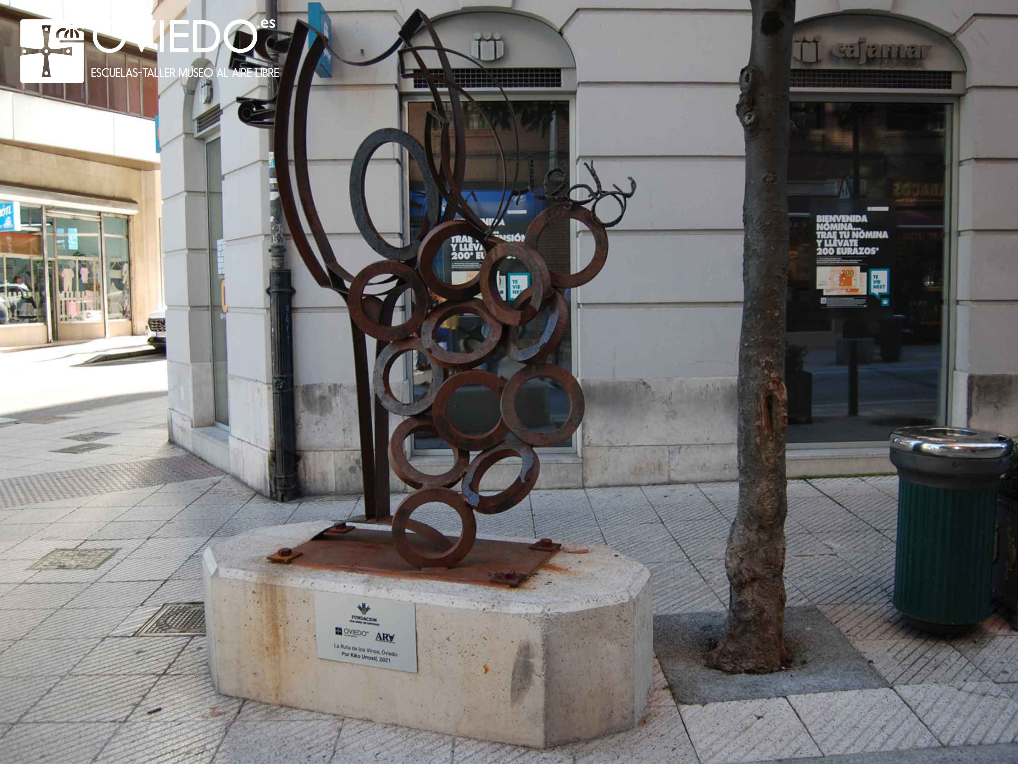 Escultura Ruta de los vinos
